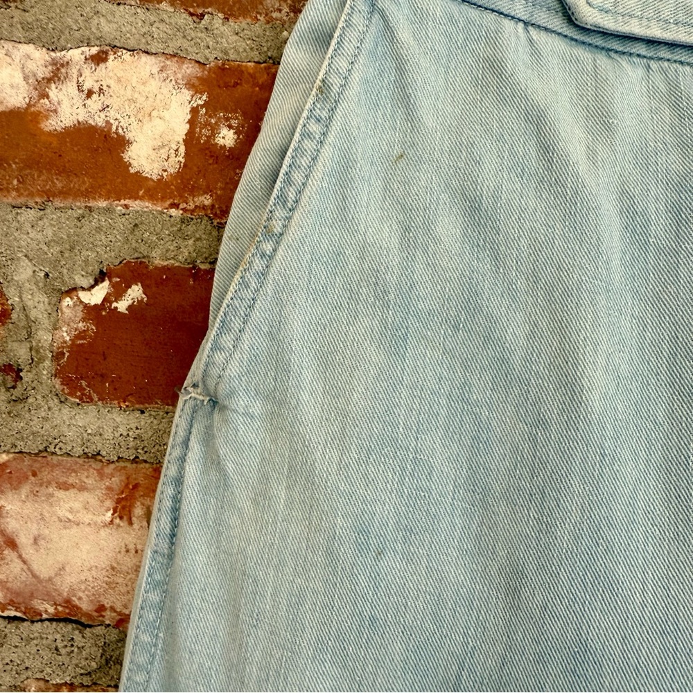 Vintage Polo Ralph Lauren Y2K Wide Leg Jeans 26 High Rise 34” Inseam - Picture 12 of 13